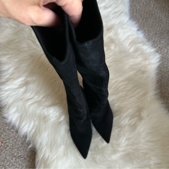 NEW Women Kendall & Kylie Slouched Black Suede Knee Boots Size 7M - Picture 3 of 11